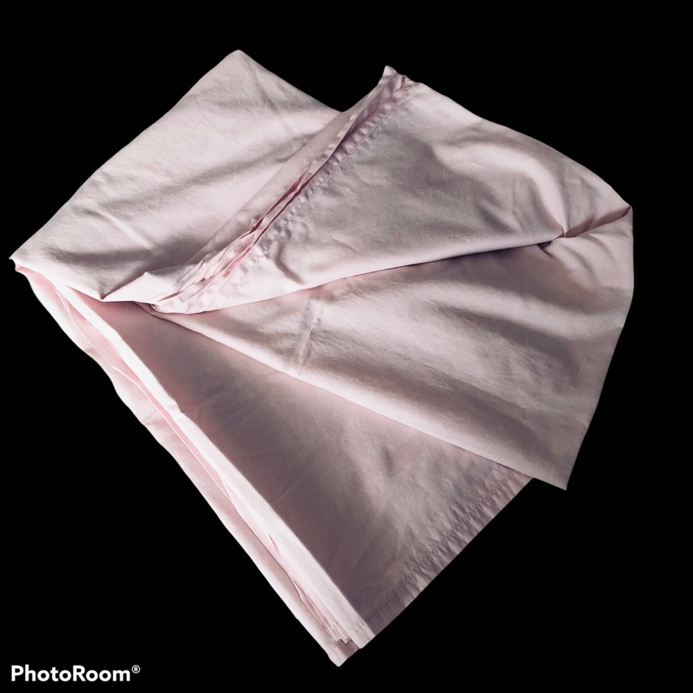 Vintage Royale Pink 400 Percale Full Flat Sheet